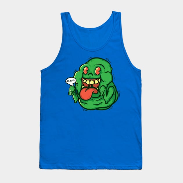 slimer Tank Top by a cat cooking